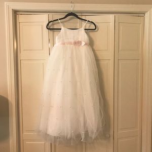 David’s bridal flower girl wedding dress